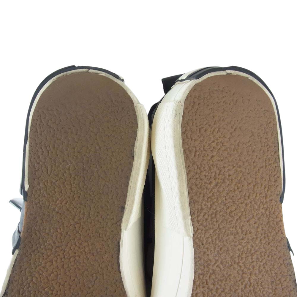 Yohji Yamamoto ヨウジヤマモト × XVESSEL ヴェセル HR-E01-860 レイヤード ロウ トップ スニーカー ブラック系 26MM【中古】