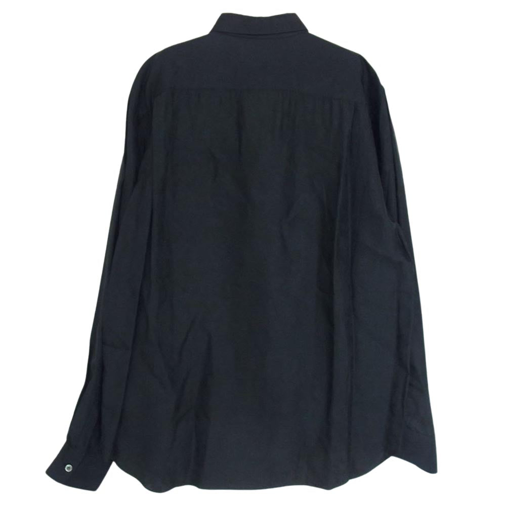 COMME des GARCONS HOMME PLUS コムデギャルソンオムプリュス AD2016 PR-B027 リボン ブラウス シャツ ブラック系 M【中古】