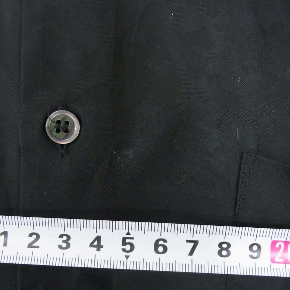 COMME des GARCONS HOMME PLUS コムデギャルソンオムプリュス AD2016 PR-B027 リボン ブラウス シャツ ブラック系 M【中古】