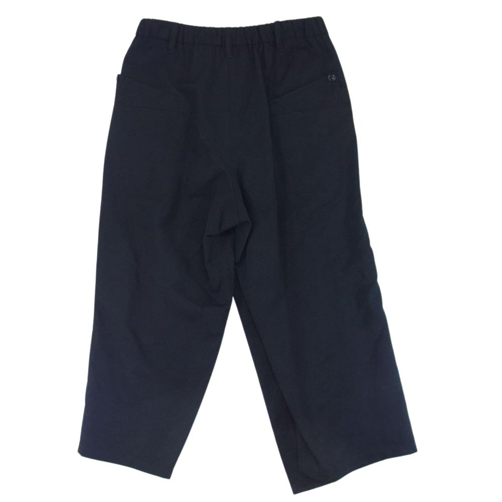 Yohji Yamamoto POUR HOMME ヨウジヤマモトプールオム 17AW HK-P24-100　 Wrinkle Gabardine Wrapped Pants ウールギャバ ラップパンツ ブラック系 2【美品】【中古】