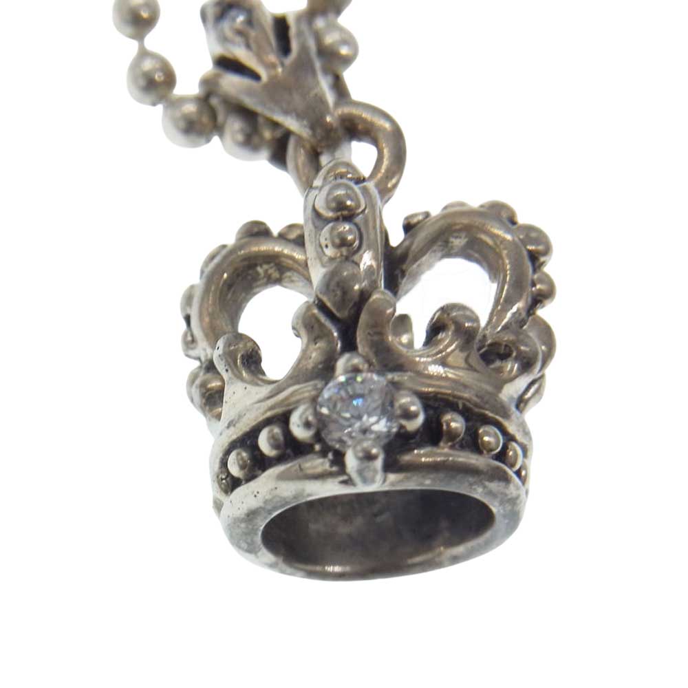 LION HEART ライオンハート クラウン チェーン ネックレス シルバー系【中古】