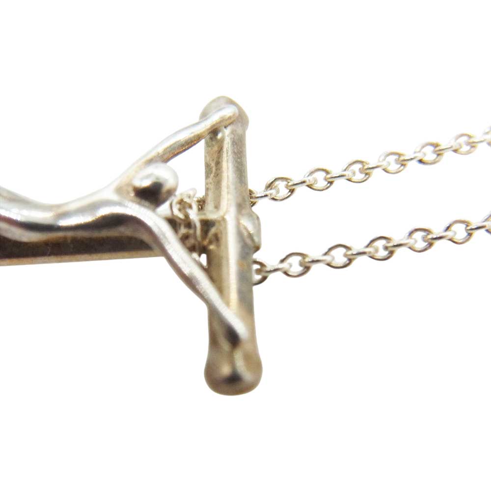 TIFFANY&Co. ティファニー ロザリオ クロス ネックレス シルバー系【中古】