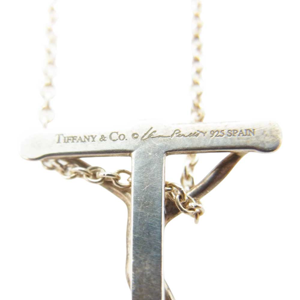 TIFFANY&Co. ティファニー ロザリオ クロス ネックレス シルバー系【中古】