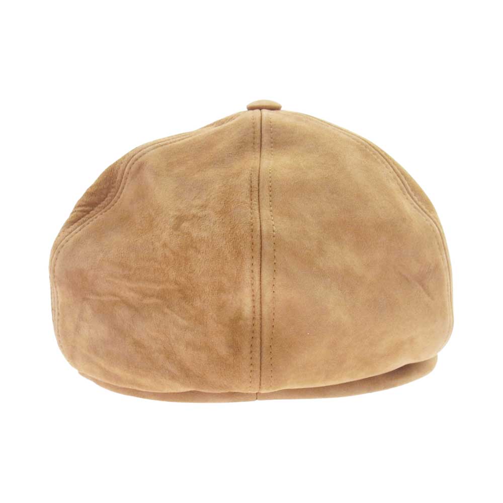 VISVIM ビズビム 22SS BIKER HAT レザー バイカーハット ライトブラウン系【中古】