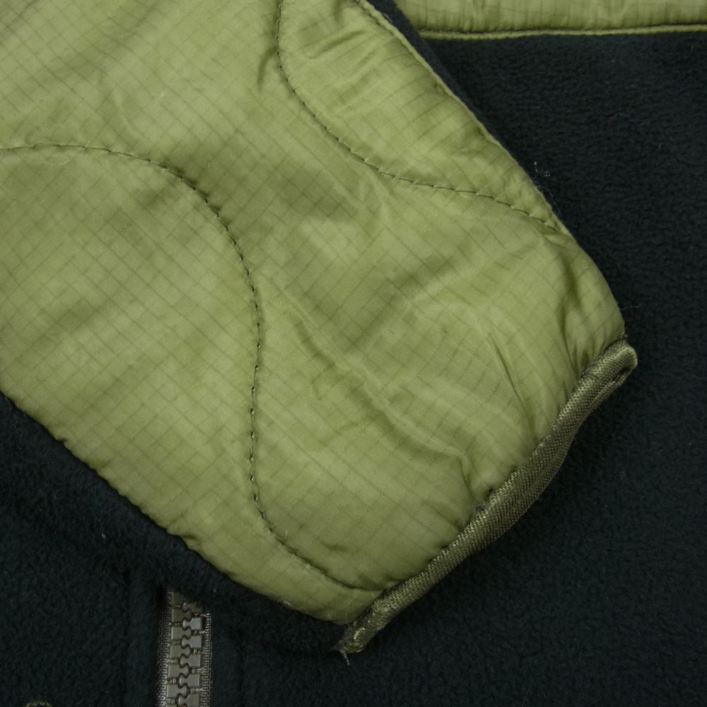 READY MADE レディメイド 20AW  FLEECE JACKET ライナー切替フリースジャケット ジップアップブルゾン カーキ系 1【中古】