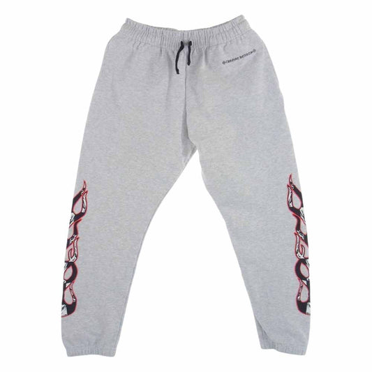 CHROME HEARTS クロムハーツ（原本無） × MATTY BOY マッティボーイ PPO BRAIN SWTPANTS ブレイン スウェットパンツ グレー系 M 175/84B【中古】