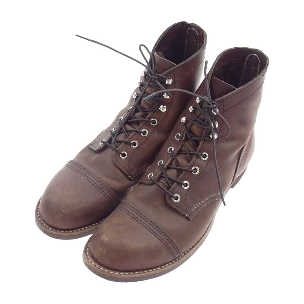 RED WING レッドウィング 8111  IRON RANGER アイアン レンジャー ブーツ ブラウン系 11D【中古】