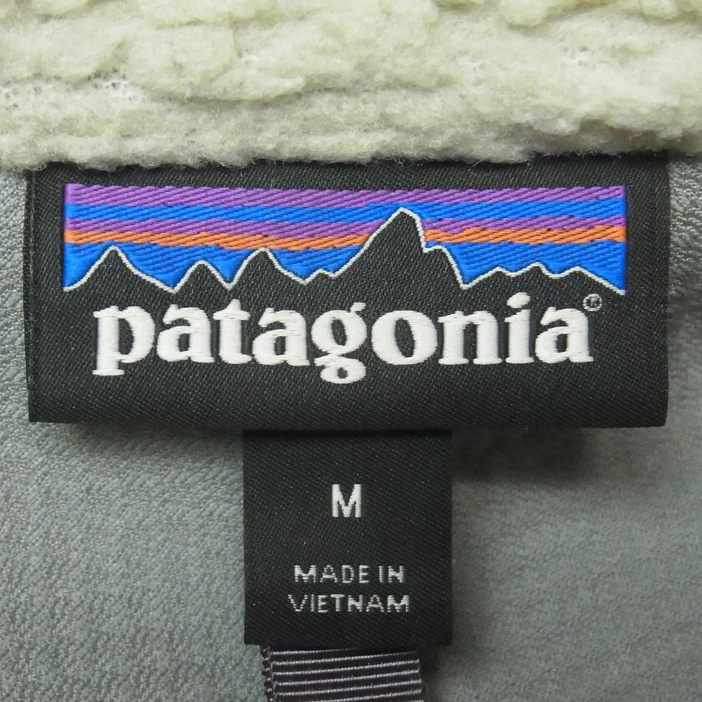 patagonia パタゴニア 18AW 23048 CLASSIC RETRO-X VEST クラシック レトロX フリース ベスト カーキ系 グレイッシュベージュ系 M【中古】