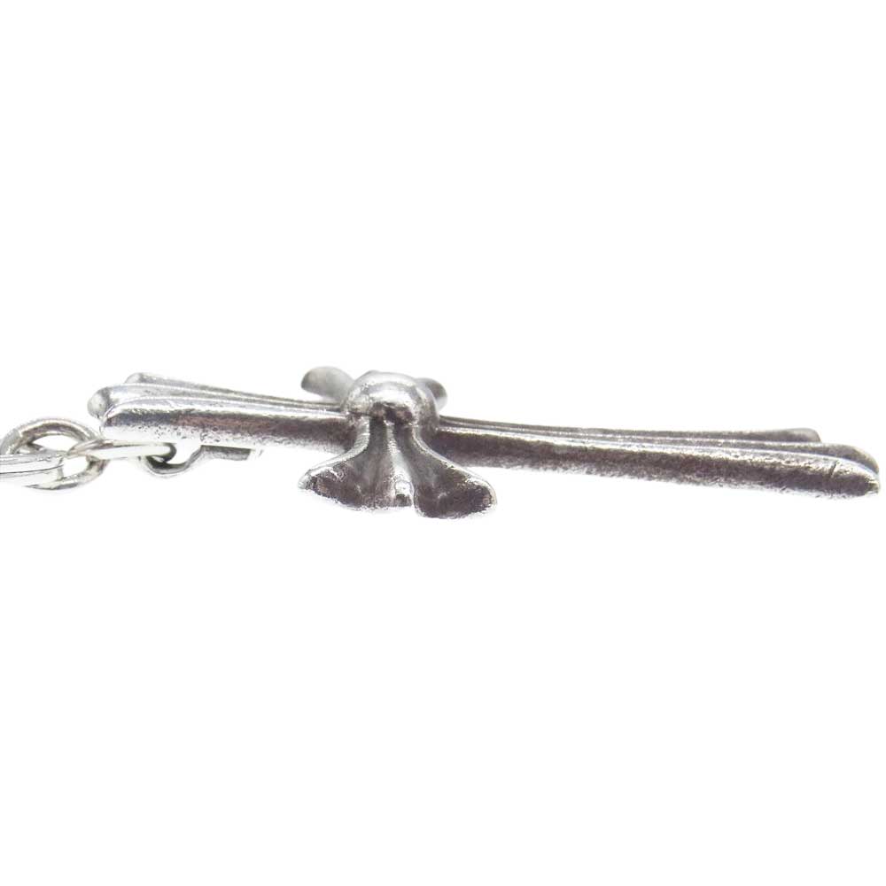 CHROME HEARTS クロムハーツ（原本無） Large Cross Key Ring ラージクロス #5 ダガー キーリング シルバー系【中古】