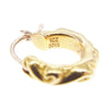 CHROME HEARTS クロムハーツ（原本有） 22K TNY HOOP SCRL タイニースクロールフープ ゴールド ピアス ゴールド系【中古】