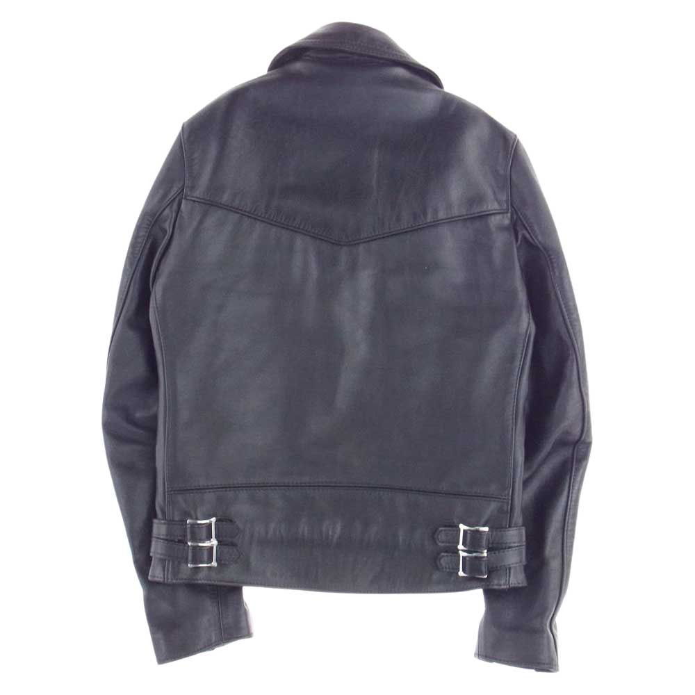 Lewis Leathers ルイスレザー 402T タイトフィット ライトニング レザー ダブル ライダース ジャケット ブラック系 36【美品】【中古】