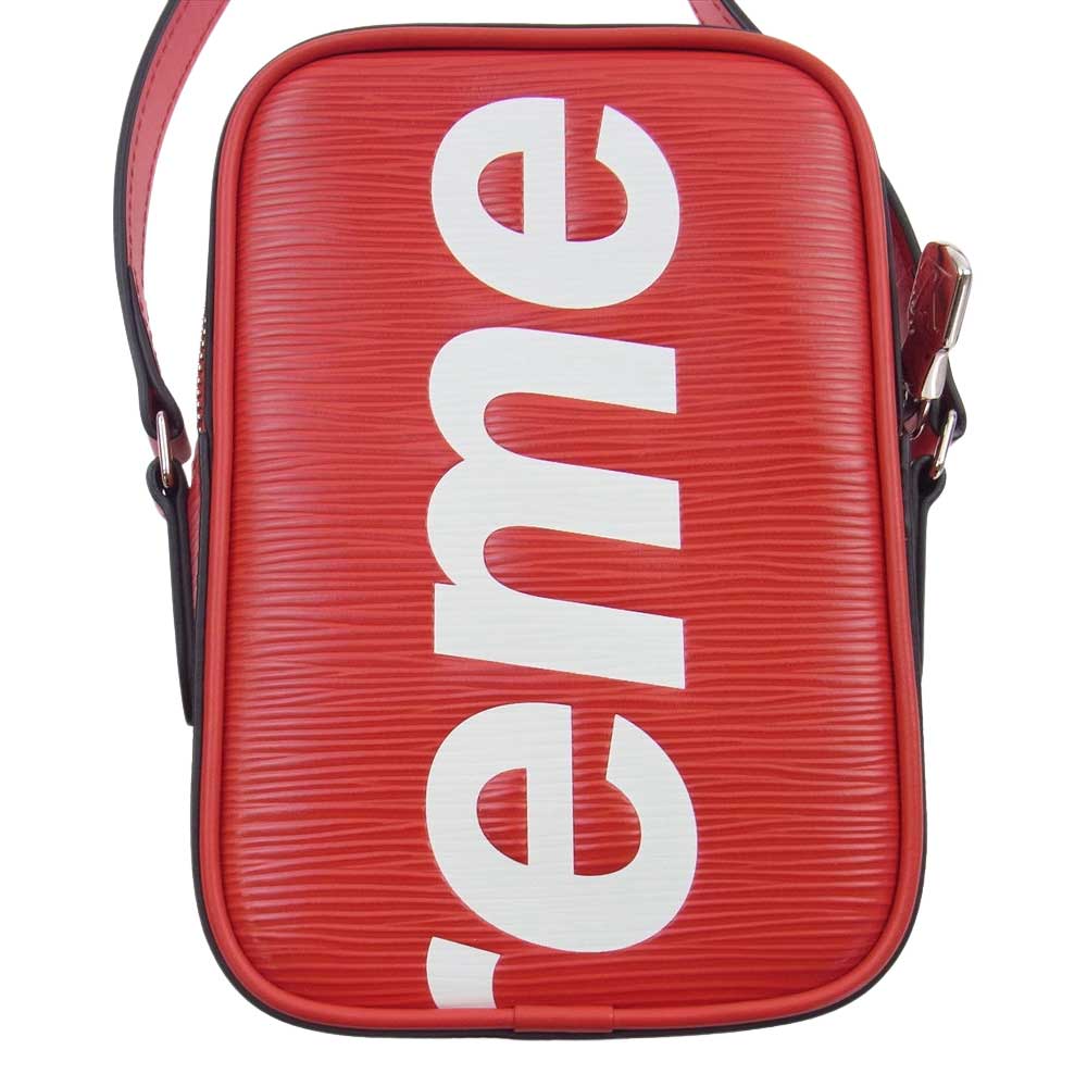 Supreme シュプリーム 17AW  × LOUIS VUITTON ルイヴィトン M53434 ダヌーブPPM エピ ショルダー バッグ レッド系【美品】【中古】