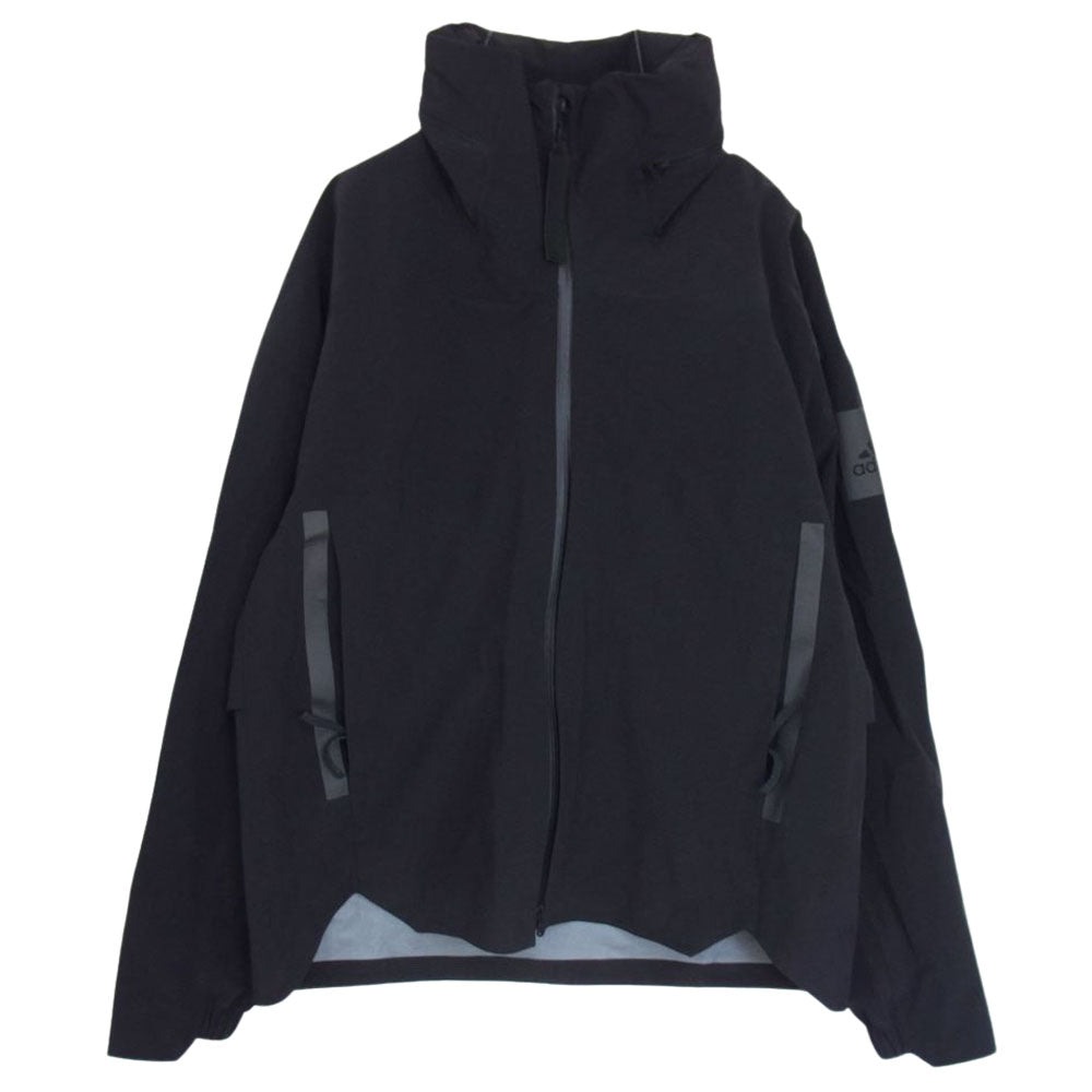 adidas アディダス  DZ1413  MYSHELTER 3-LAYER RAIN JACKET マウンテン パーカー ブラック系 XS【中古】