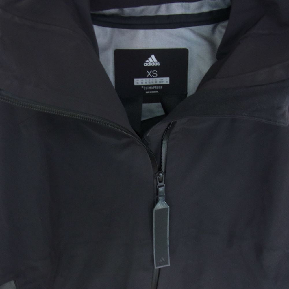 adidas アディダス  DZ1413  MYSHELTER 3-LAYER RAIN JACKET マウンテン パーカー ブラック系 XS【中古】