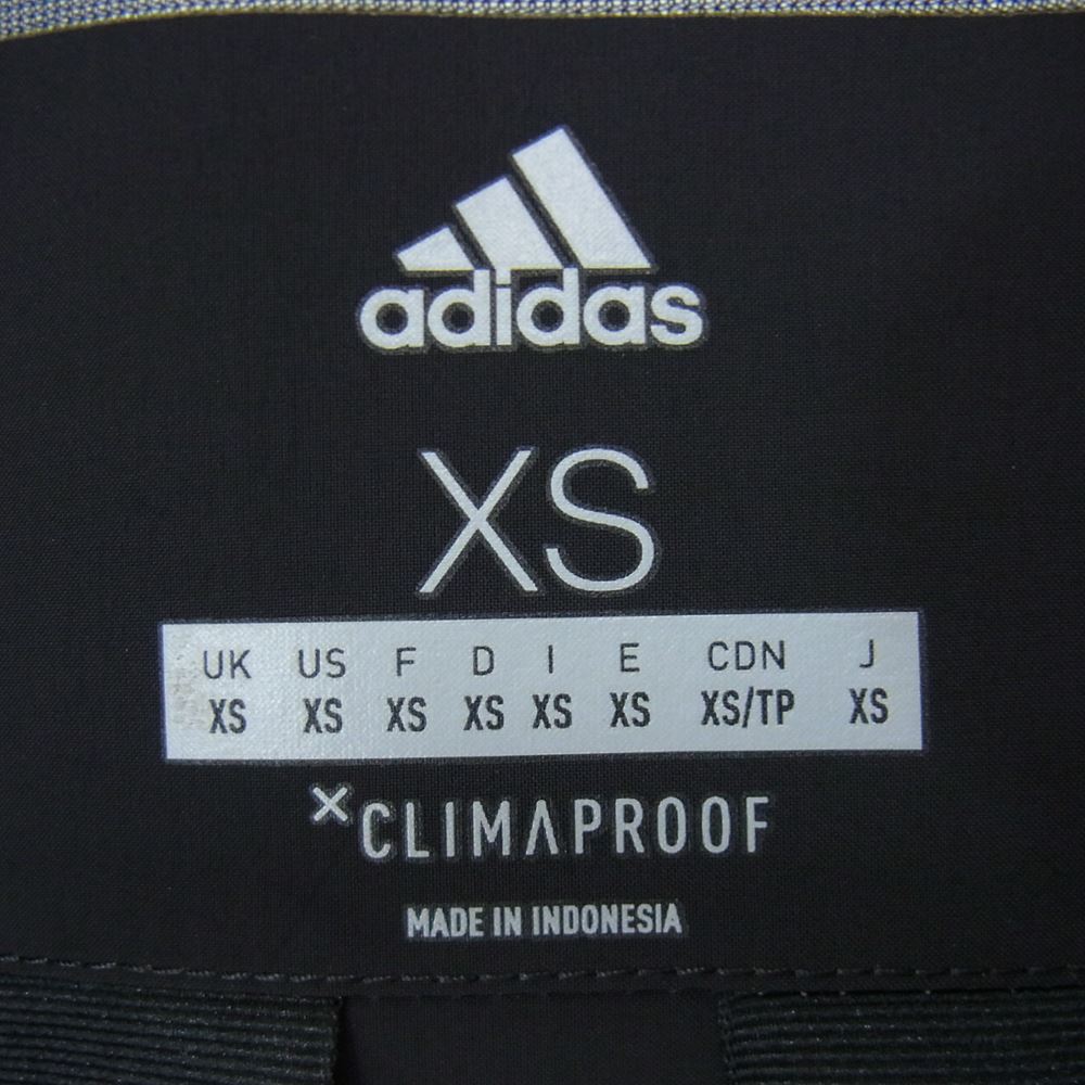 adidas アディダス  DZ1413  MYSHELTER 3-LAYER RAIN JACKET マウンテン パーカー ブラック系 XS【中古】