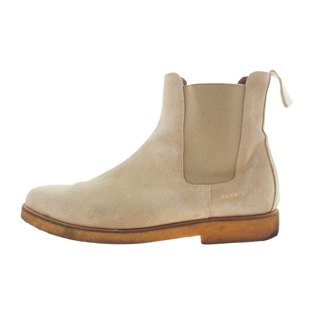 コモンプロジェクト 2018 イタリア製 チェルシーブーツ スエード