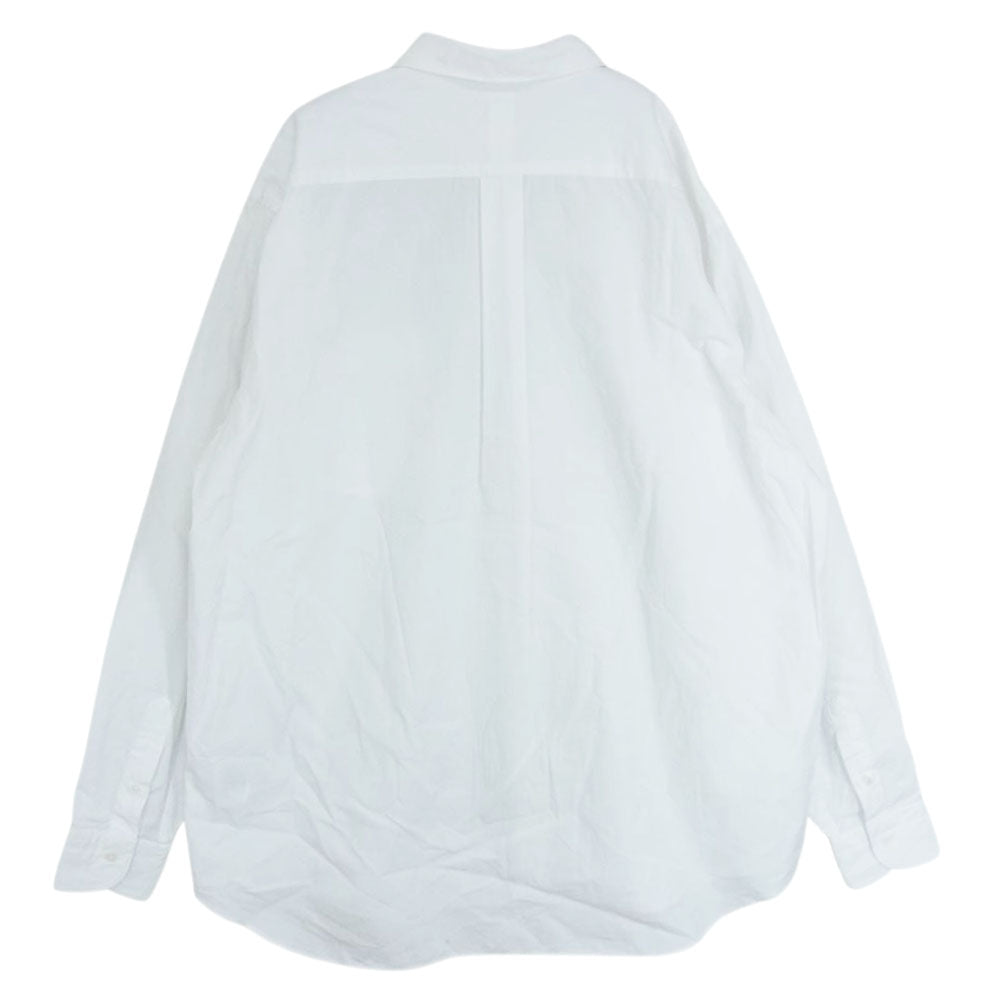 COMOLI コモリ 21SS  T01-02001 コモリシャツ 長袖 ホワイト系 2【中古】