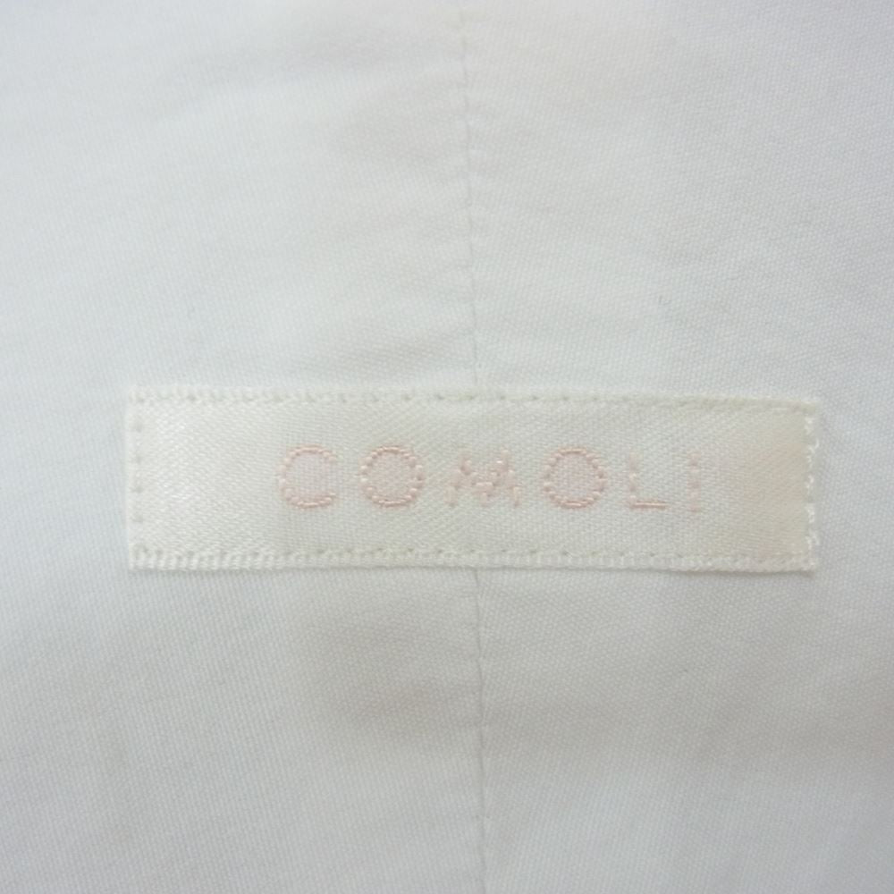 COMOLI コモリ 21SS  T01-02001 コモリシャツ 長袖 ホワイト系 2【中古】