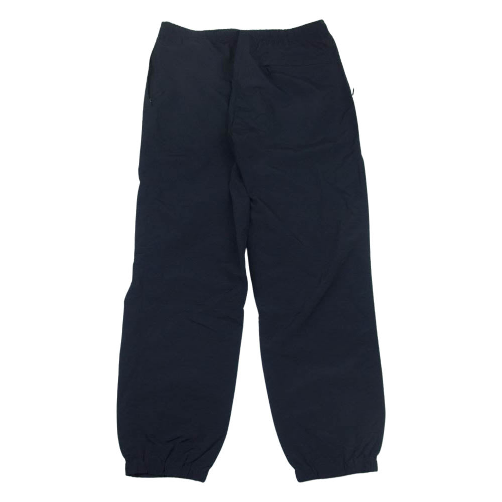 エンノイプロフェッショナル 21AW AW21BRENPT01LV × スタイリスト私物 Nylon Pants ナイロン ロゴ刺繍 トラック パンツ ダークネイビー系 L【中古】