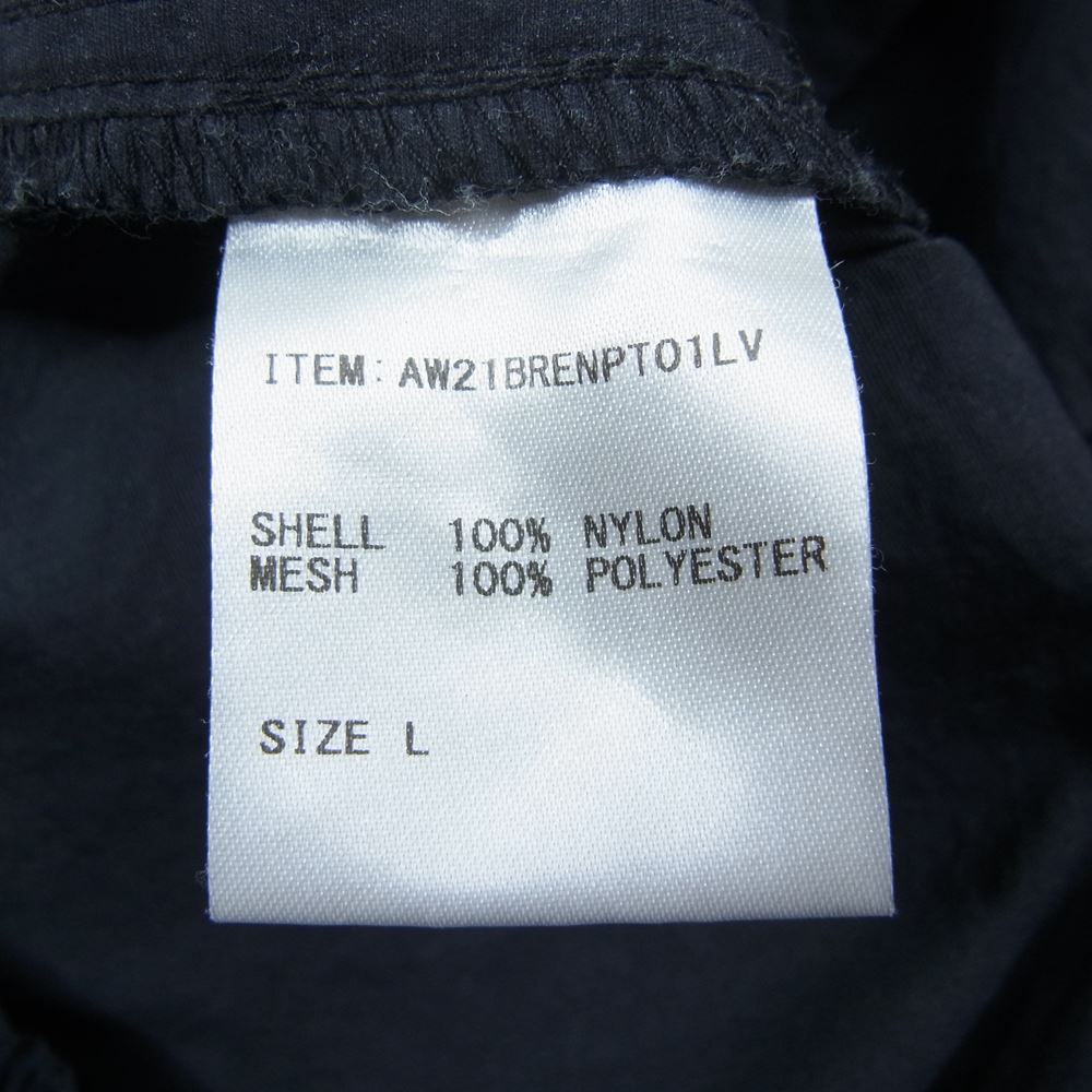 エンノイプロフェッショナル 21AW AW21BRENPT01LV × スタイリスト私物 Nylon Pants ナイロン ロゴ刺繍 トラック パンツ ダークネイビー系 L【中古】