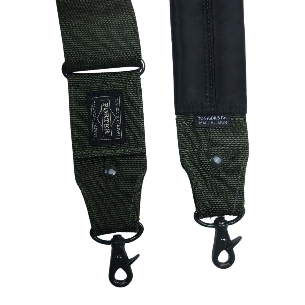 PORTER ポーター 376-16896 EXCHANGE 限定PX TANKER CARRYING EQUIPMENT STRAP 50 ストラップ カーキ系【美品】【中古】
