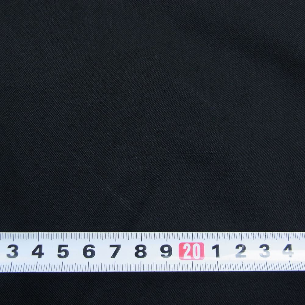 Yohji Yamamoto POUR HOMME ヨウジヤマモトプールオム 21AW HX-P16-100 ウールギャバジン 1タック ワイド ハーフパンツ ブラック系 2【中古】