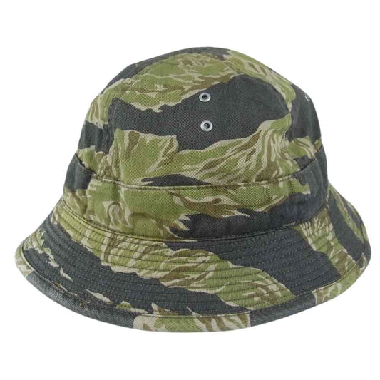 TENDERLOIN テンダーロイン T-JUNGLE HAT カモフラ ジャングル ハット カーキ系 L【中古】