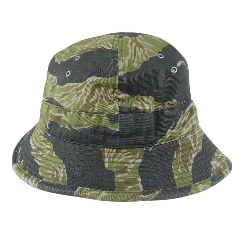 TENDERLOIN テンダーロイン T-JUNGLE HAT カモフラ ジャングル ハット カーキ系 L【中古】