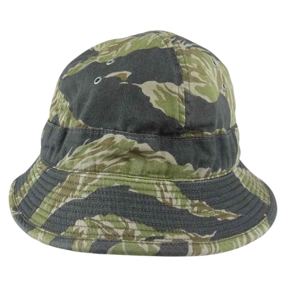 TENDERLOIN テンダーロイン T-JUNGLE HAT カモフラ ジャングル ハット カーキ系 L【中古】
