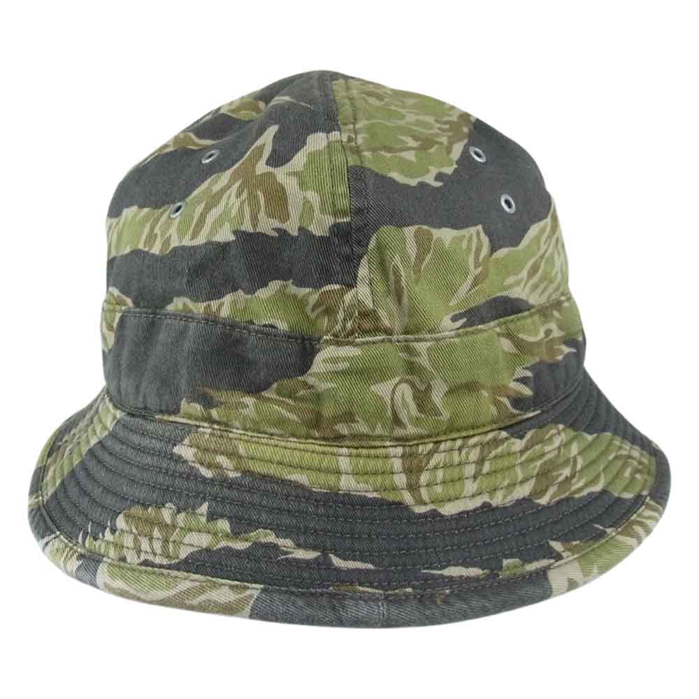 TENDERLOIN テンダーロイン T-JUNGLE HAT カモフラ ジャングル ハット カーキ系 L【中古】
