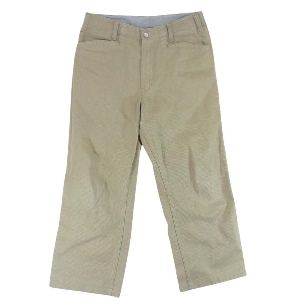 TENDERLOIN テンダーロイン T-BDP PIQUE コットンピケ ワークパンツ ベージュ系 S【中古】