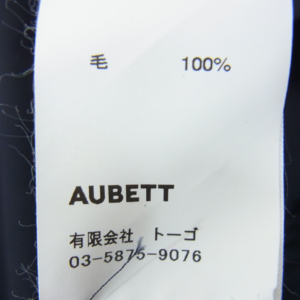 オーベット  23SS 23-01-034 サマー ウール ギャバジン コーチ ジャケット シャツ  ネイビー系 3【中古】
