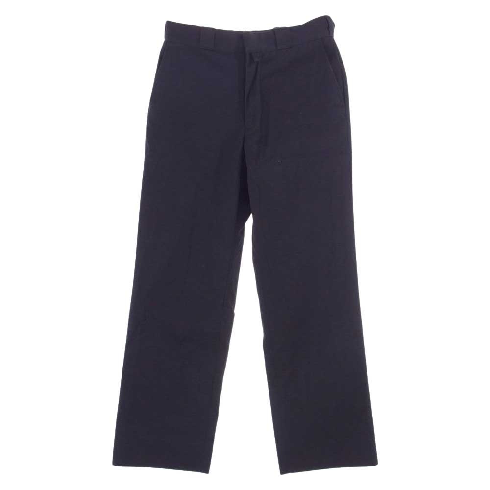 COMOLI コモリ 23SS X01-03014 コットン ギャバ  ワーク パンツ ブラック系 1【中古】