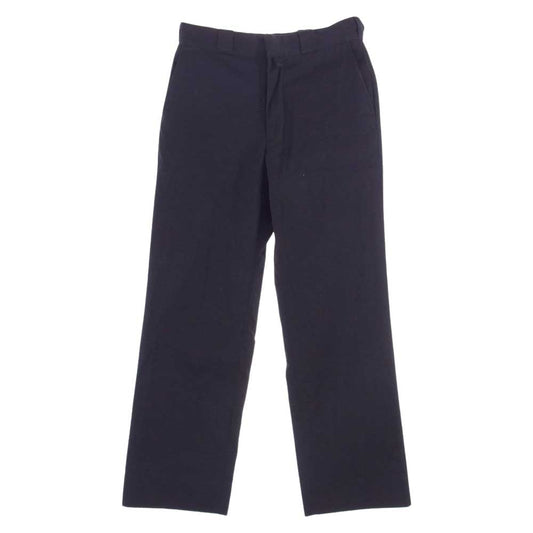 COMOLI コモリ 23SS X01-03014 コットン ギャバ  ワーク パンツ ブラック系 1【中古】