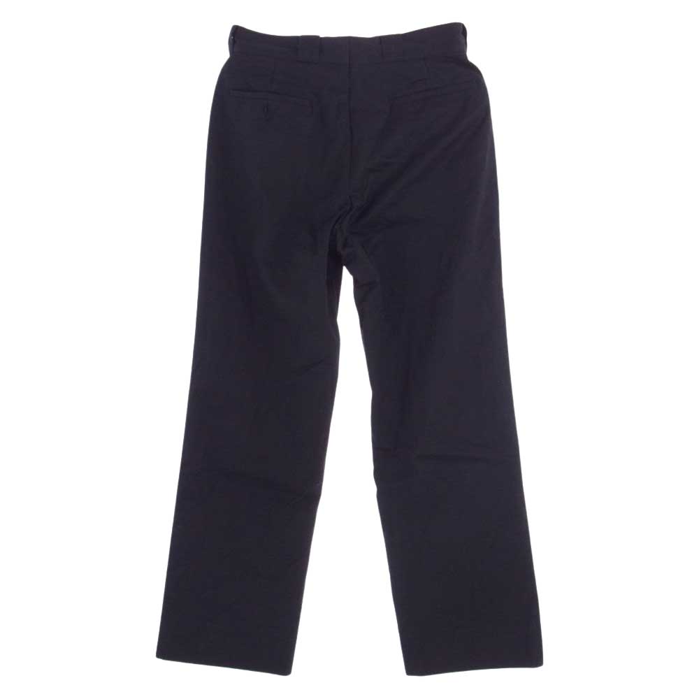 COMOLI コモリ 23SS X01-03014 コットン ギャバ  ワーク パンツ ブラック系 1【中古】