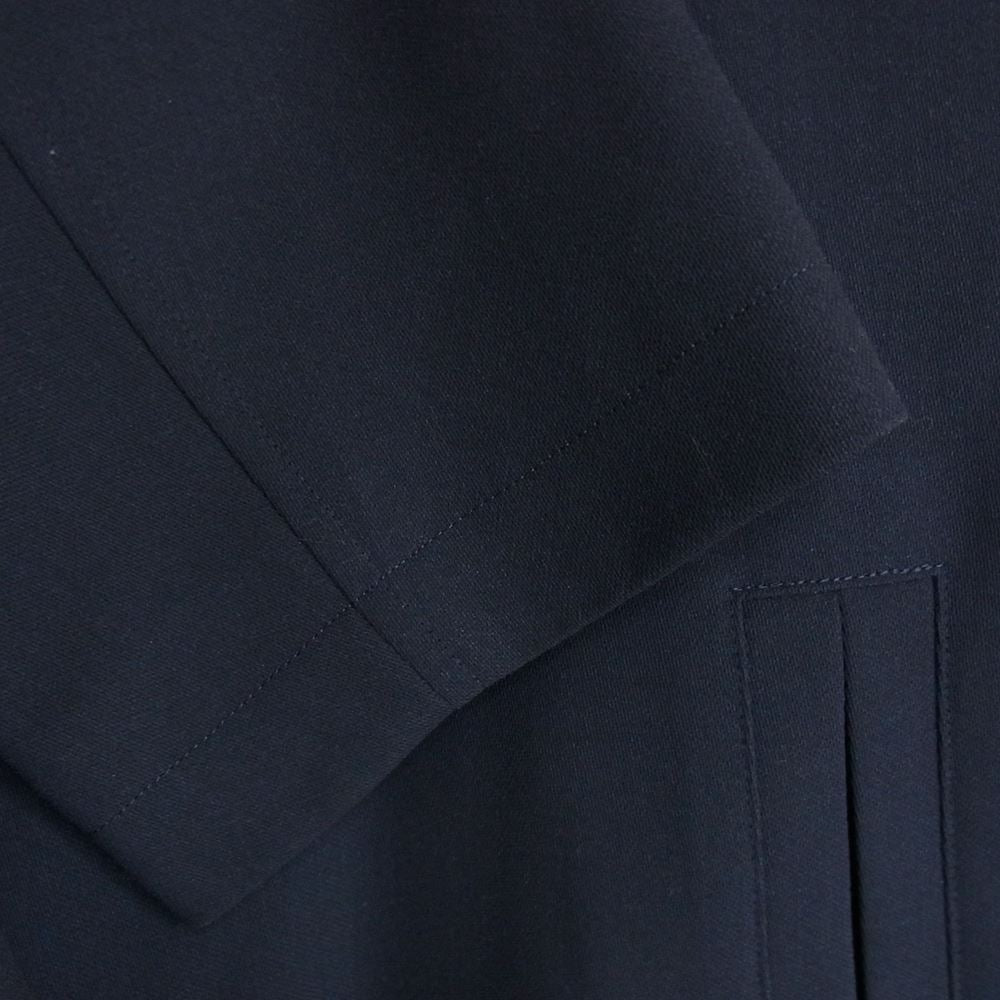 AURALEE オーラリー A21SC01KW HARD TWIST WOOL DOBBY HALF COAT ウール コート ネイビー系 3【中古】