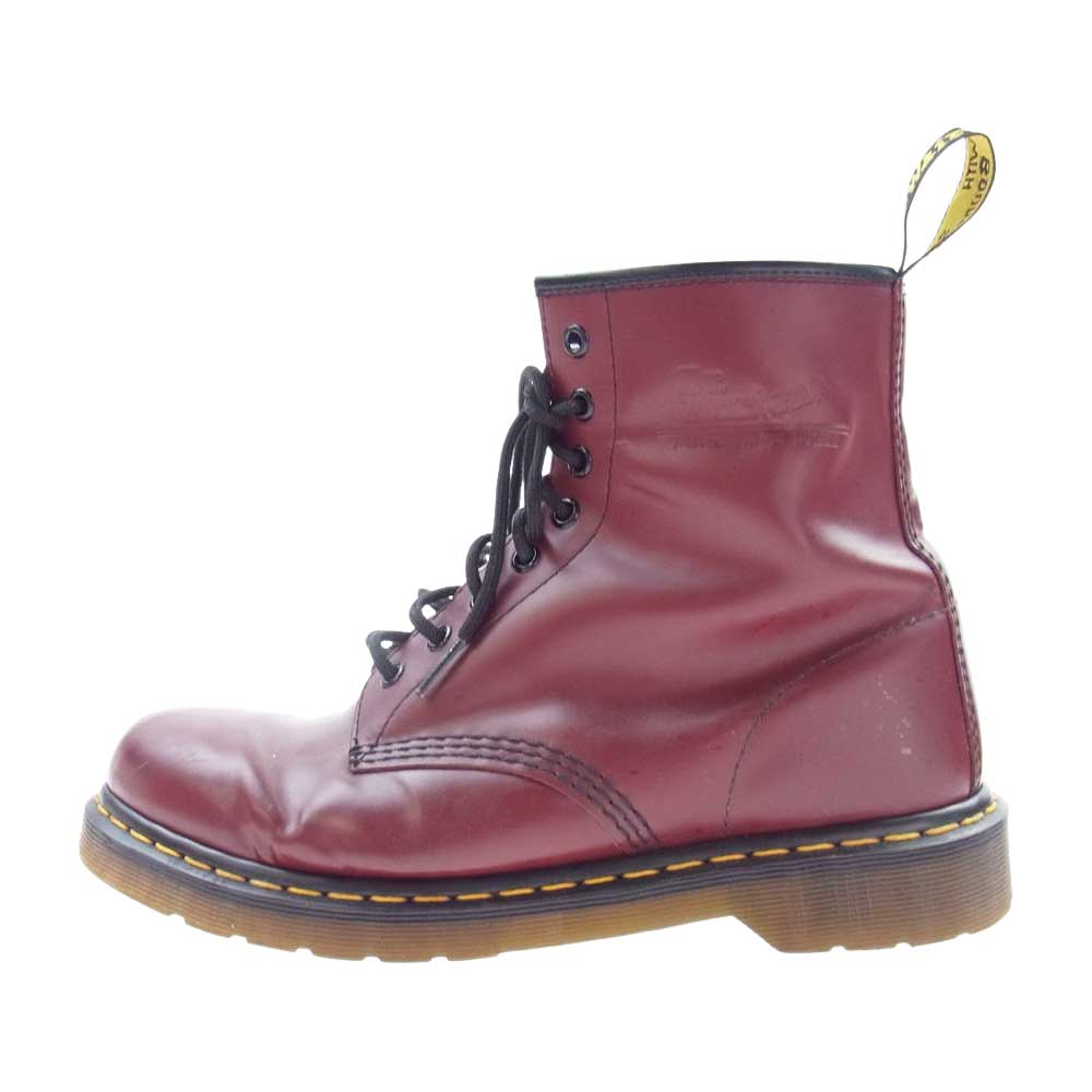 Dr.Martens ドクターマーチン 8ホール レースアップ ブーツ ワインレッド系 UK9【中古】