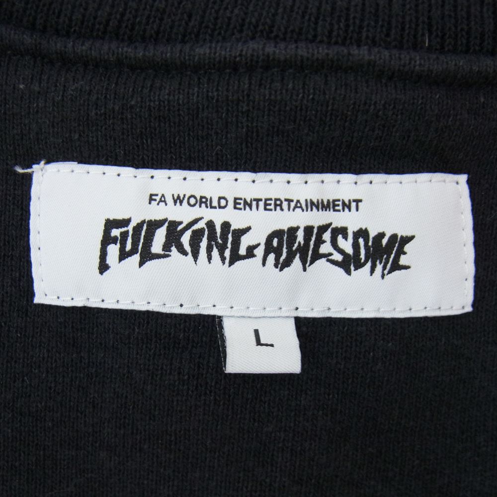 ファッキングオーサム インサイドアウト ロゴ スウェット ブラック系 L【中古】