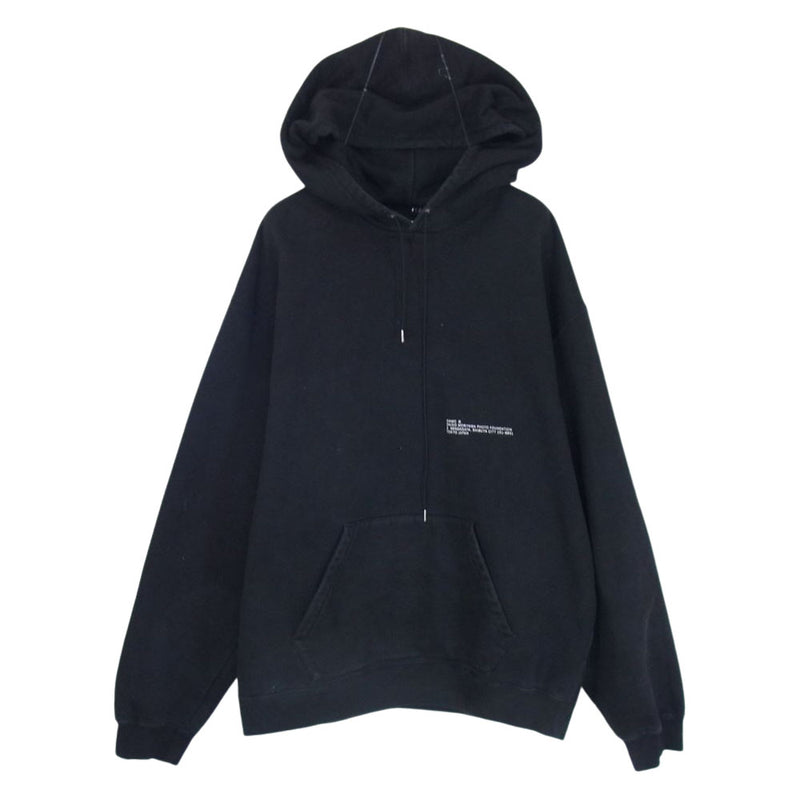 オーエーエムシー 20AW OAMR706782 DAIDO MORIYAMA HOODIE プリント プルオーバー パーカー ブラック系 M【中古】