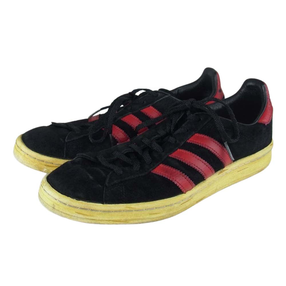 adidas アディダス G63525 × MITA SNEAKERS ミタスニーカーズ CAMPUS 80s MITA キャンパス ローカット スニーカー ブラック系 US8.5【中古】