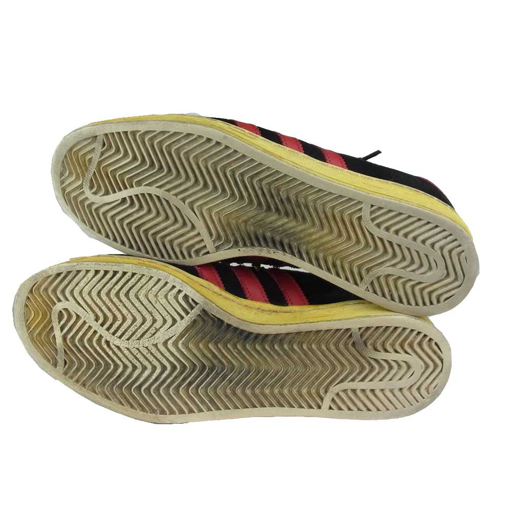 adidas アディダス G63525 × MITA SNEAKERS ミタスニーカーズ CAMPUS 80s MITA キャンパス ローカット スニーカー ブラック系 US8.5【中古】