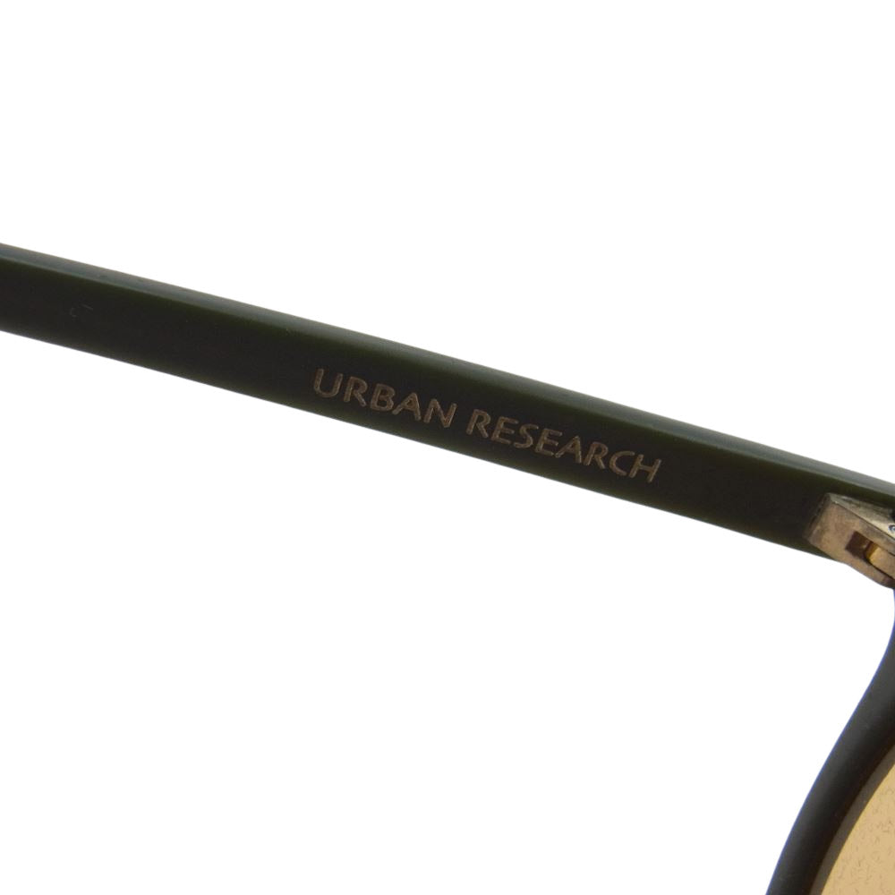 エーディーエスアール × URBAN RESEARCH アーバンリサーチ 別注 HOLIDAY サングラス モスグリーン系【中古】