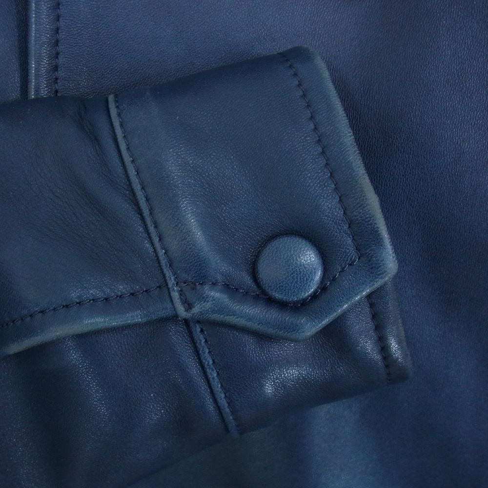 BRU NA BOINNE ブルーナボイン but0002-2 BELA レザー コーチ ジャケット ブルー系 1【中古】