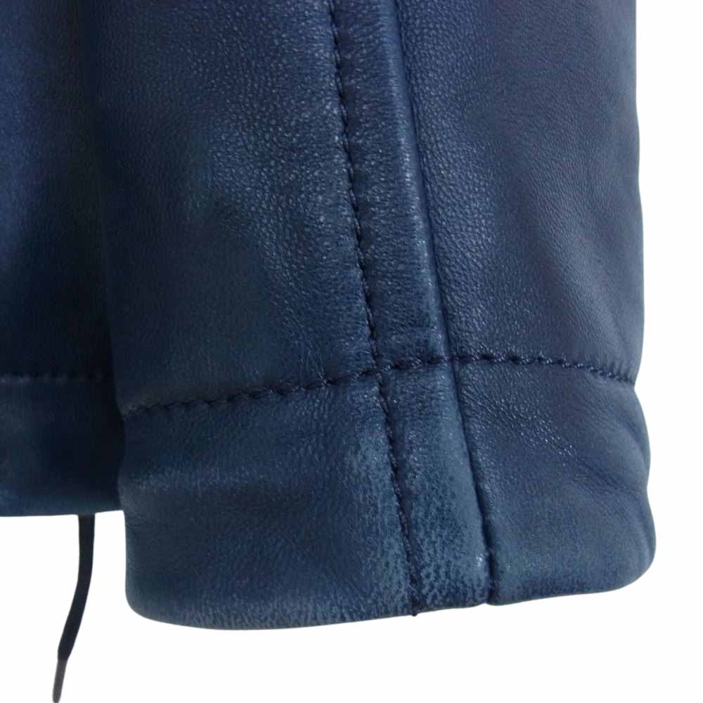 BRU NA BOINNE ブルーナボイン but0002-2 BELA レザー コーチ ジャケット ブルー系 1【中古】