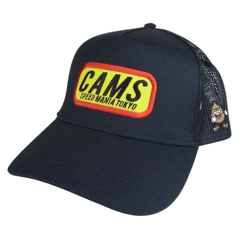 CHALLENGER チャレンジャー 18SS × SAM’S サムズ CAMS カムズ MESH CAP ロゴ メッシュ キャップ ブラック系【中古】