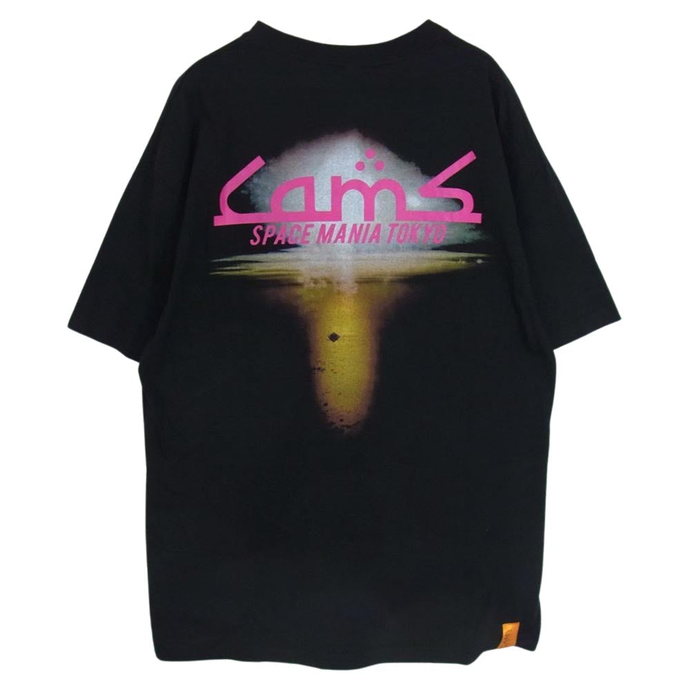 CHALLENGER チャレンジャー 18SS × SAM’S サムズ CAMS カムズ SPACE MANIA TEE CAMS スペース マニア Tシャツ ブラック系 XL【中古】