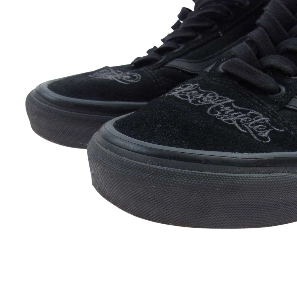 NEIGHBORHOOD ネイバーフッド 201BWVCN-FWM01S × VANS バンズ × Mister Cartoon ミスターカートゥーン OLD SKOOL 刺繍ロゴ オールドスクール ブラック系 28.5cｍ【中古】