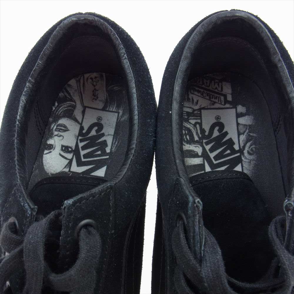 NEIGHBORHOOD ネイバーフッド 201BWVCN-FWM01S × VANS バンズ × Mister Cartoon ミスターカートゥーン OLD SKOOL 刺繍ロゴ オールドスクール ブラック系 28.5cｍ【中古】