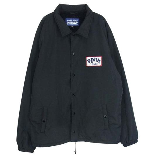 ポークチョップ BOA COACH JKT ボア コーチ ジャケット ブラック系 XL【中古】