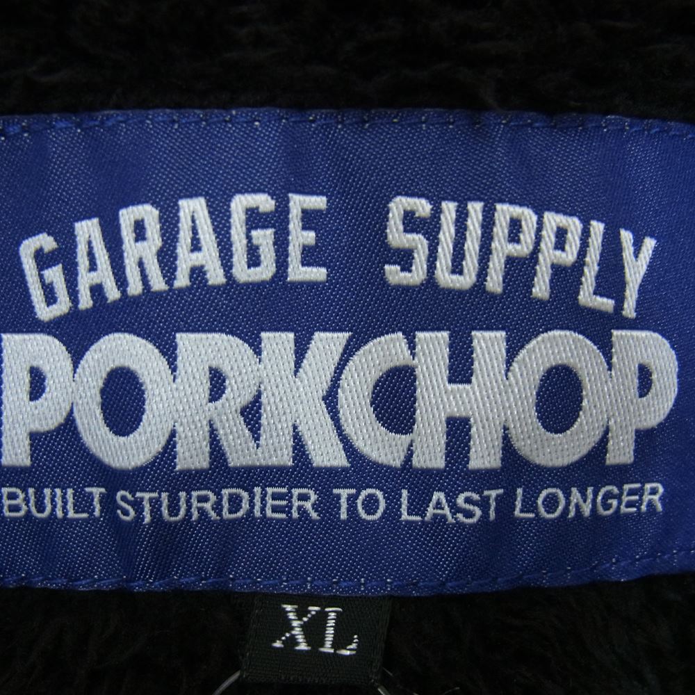 ポークチョップ BOA COACH JKT ボア コーチ ジャケット ブラック系 XL【中古】